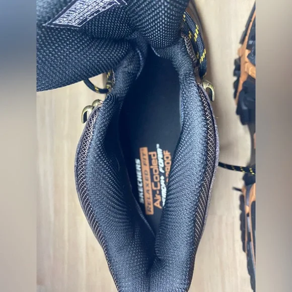 Skechers Men's Relaxed Fit: Relment - Pelmo WP Hiking Boots Brown Size 12 - Picture 9 of 9